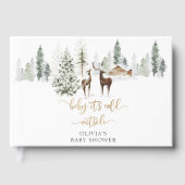 Baby seine kalte Außendusche Baby Gästebuch (Vorderseite)