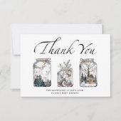 Baby seine kalte Außendusche Dank Karte (Vorderseite)