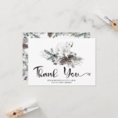 Baby seine kalte Außendusche Dank Karte (Vorderseite/Rückseite Beispiel)