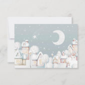 Baby seine kalte Außendusche Dank Karte (Rückseite)