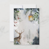 Baby seine kalte Außendusche Dank Karte (Rückseite)