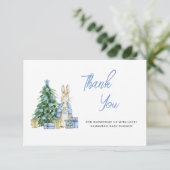 Baby seine kalte Außendusche danke Karte (Stehend Vorderseite)