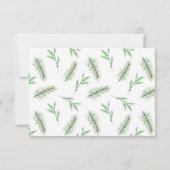 Baby seine kalte Außendusche danke Karte (Rückseite)