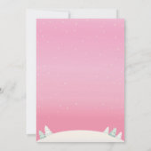 Baby seine kalte Außendusche Einladung (Rückseite)