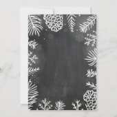 Baby seine kalte Außendusche Einladung (Rückseite)