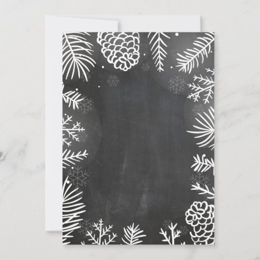 Baby seine kalte Außendusche Einladung (Rückseite)