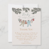 Baby seine kalte Außendusche Einladung (Vorderseite)