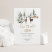 Baby seine kalte Außendusche Einladung