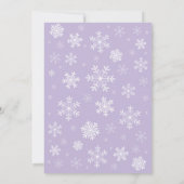 Baby seine kalte Außendusche Einladung (Rückseite)