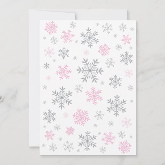 Baby seine kalte Außendusche Einladung (Rückseite)