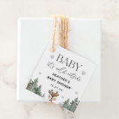 Baby seine kalte Außendusche Geschenkanhänger (Beispiel)