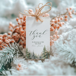 Baby seine kalte Außendusche Geschenkanhänger