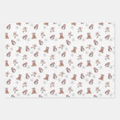 Baby seine kalte Außendusche Geschenkpapier Set (Vorderseite 3)