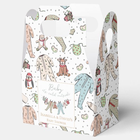 Baby seine kalte Außendusche Geschenkschachtel (Geöffnet)