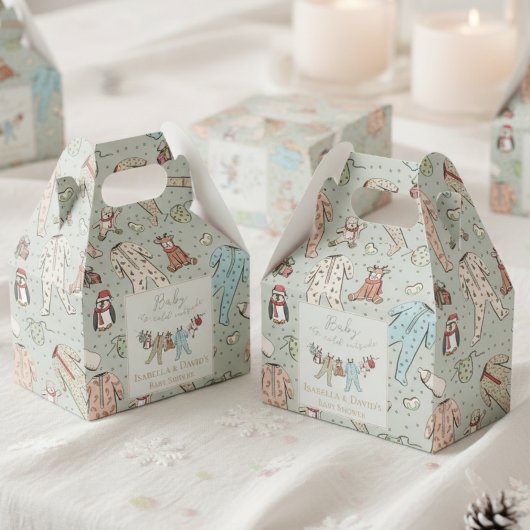 Baby seine kalte Außendusche Geschenkschachtel