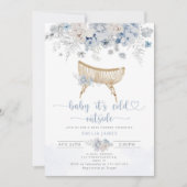 Baby seine kalte Außendusche Kinderzimmer Babydusc Einladung (Vorderseite)