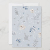 Baby seine kalte Außendusche Kinderzimmer Babydusc Einladung (Rückseite)