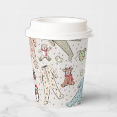 Baby seine kalte Außendusche Pappbecher (Rechts)