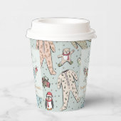 Baby seine kalte Außendusche Pappbecher (Rechts)