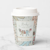 Baby seine kalte Außendusche Pappbecher (Rückseite)