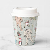 Baby seine kalte Außendusche Pappbecher (Rechts)