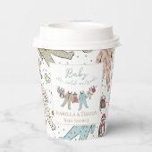 Baby seine kalte Außendusche Pappbecher (Rückseite)