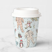 Baby seine kalte Außendusche Pappbecher (Rechts)