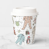 Baby seine kalte Außendusche Pappbecher (Rückseite)