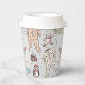 Baby seine kalte Außendusche Pappbecher (Rechts)