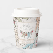 Baby seine kalte Außendusche Pappbecher (Rückseite)