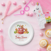 Baby seine kalte Außendusche. Pappteller (Party)