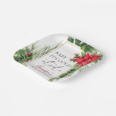 Baby seine kalte Außendusche Pappteller (Gewinkelt)