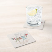 Baby seine kalte Außendusche Rechteckiger Pappuntersetzer (Vor Ort)