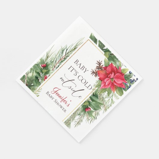 Baby seine kalte Außendusche Serviette (Ecke)