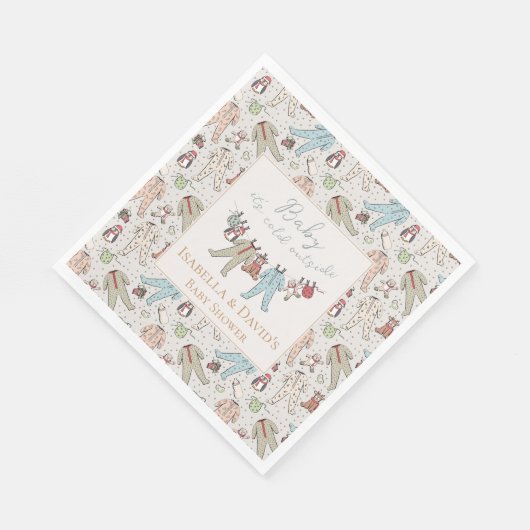 Baby seine kalte Außendusche Serviette (Ecke)