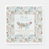 Baby seine kalte Außendusche Serviette (Vorderseite)