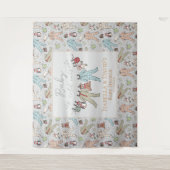 Baby seine kalte Außendusche Wandteppich (Vorderseite)