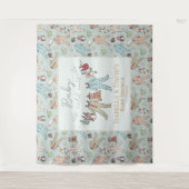 Baby seine kalte Außendusche Wandteppich (Vorderseite)