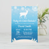 Baby seine kalte äußere einladung (Stehend Vorderseite)