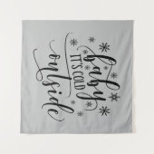 Baby seine kalte äußere Wandverkleidung Wandteppich (Vorderseite (Horizontal))