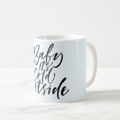 Baby seine kalte äußere Winterkaffee-Tasse Kaffeetasse (VorderseiteRechts)