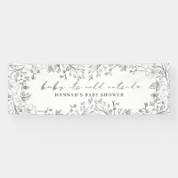 Baby seine Kälte außerhalb der Whimsical Floral Li