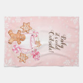 Baby seine Kälte draußen Küchentücher. Geschirrtuch (Horizontal)