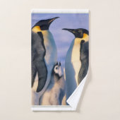 Baby seine Kälte draußen Pinguin Badhandtuch Set (Handtuch)
