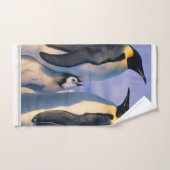 Baby seine Kälte draußen Pinguin Badhandtuch Set (Handtuch)