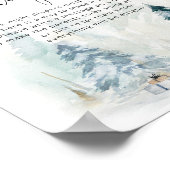 Baby seine Kälte draußen Spätabend Windeln Spiel Poster (Ecke)