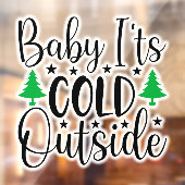 Baby seine kalte Fensterverkleidung Fensteraufkleber (Blatt 2)