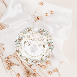 Baby seine kalte Outdoor Clothest Line Babydusche Geschenkanhänger