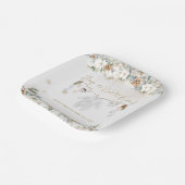 Baby seine kalte Outdoor Clothest Line Babydusche Pappteller (Gewinkelt)