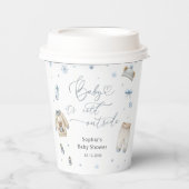 Baby seine kalte Outdoor Winterkleide Babydusche Pappbecher (Vorderseite)